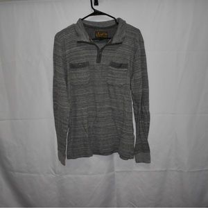 LUCKY BRAND QUARTER ZIP SWEATER